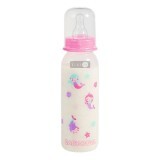 Пляшка пластикова Baby-Nova Декор для дівчаток 250 мл 47000-1