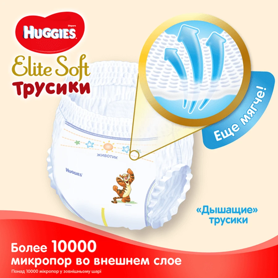 Трусики-підгузки Huggies Elite Soft Pants 5 38 шт: ціни та характеристики