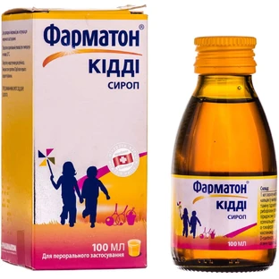 Кідді фарматон сироп сироп фл. 100 мл, з мірним ковпачком
