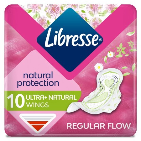 Прокладки жіночі гігієнічні libresse ultra нормал soft, алое №10