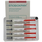 Эпобиокрин р-р д/ин. 10000 МЕ шприц №5: цены и характеристики