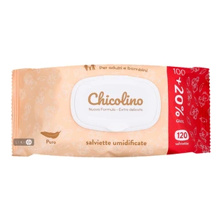 Салфетки влажные для взрослых и детей Puro Chicolino №120