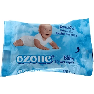 Влажные салфетки Ozon, детские, календула и витамин Е, 20 шт.
