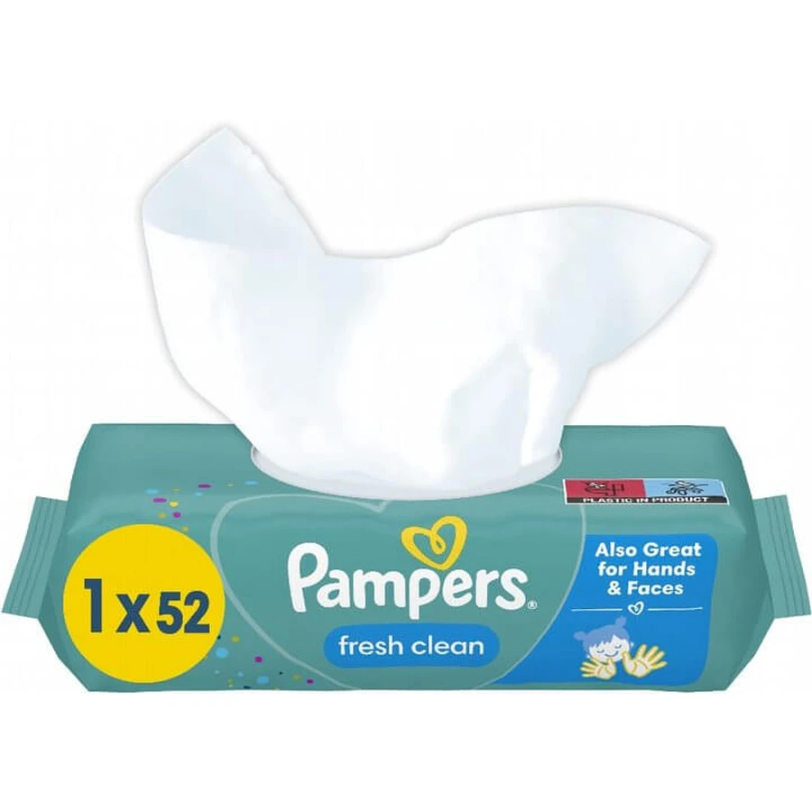 Влажные салфетки Pampers Fresh Clean Детские 52 шт: цены и характеристики