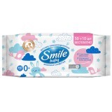 Важные салфетки Smile Baby с рисовым молочком 60 шт