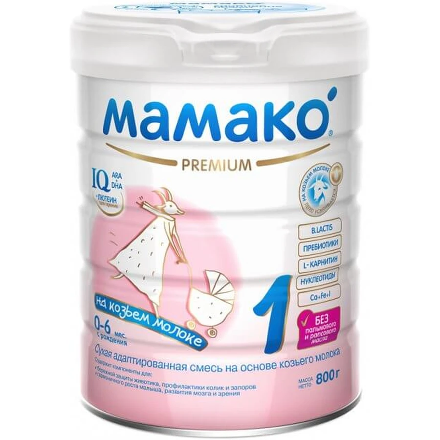 Суміш MAMAKO 1 Premium 0-6 місяців 800 г: ціни та характеристики