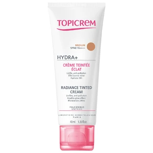 Тональний крем Topicrem Hydra+ Radiance Tinted Cream SPF 40, 40 мл, середній тон