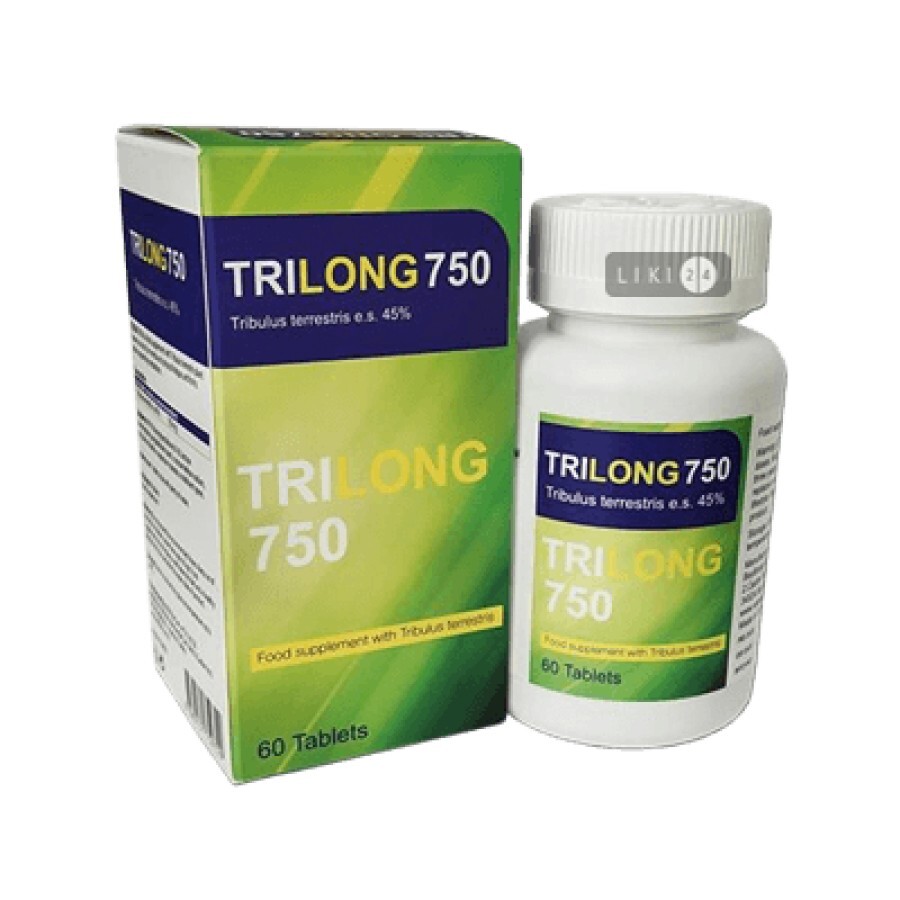 Трілонг 750 таблетки, №60: ціни та характеристики