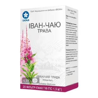 Фіточай Віола Іван-чай трава фільтр-пакет 1.5 г 20 шт
