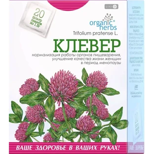 Фиточай Клевер луговой фильтр-пакет 1,5 г, №20