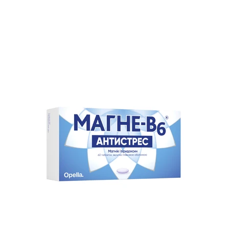 Магне-B6 Антистрес табл. в/о блістер №60: ціни та характеристики