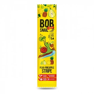 Цукерки фруктово-ягідні страйпс Bob Snail (Равлик бБоб) 14 г, груша-ананас