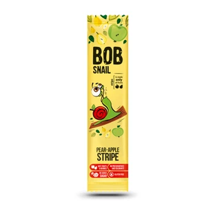 Конфеты фруктово-ягодные страйпс Bob Snail Улитка Боб Яблоко-груша, 14 г