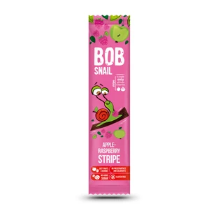Конфеты фруктово-ягодные страйпс Bob Snail Улитка Боб Яблоко-малина, 14 г