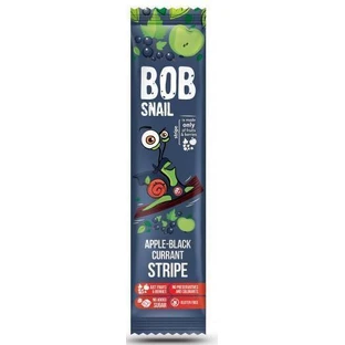 Конфеты фруктово-ягодные страйпс Bob Snail Улитка Боб Яблоко-смородина,14 г