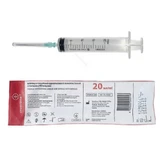 Шприц Umedo Group трикомпонентний Луєр Сліп голка 21G х 1 1/2" (0,8х38 мм), 20 мл