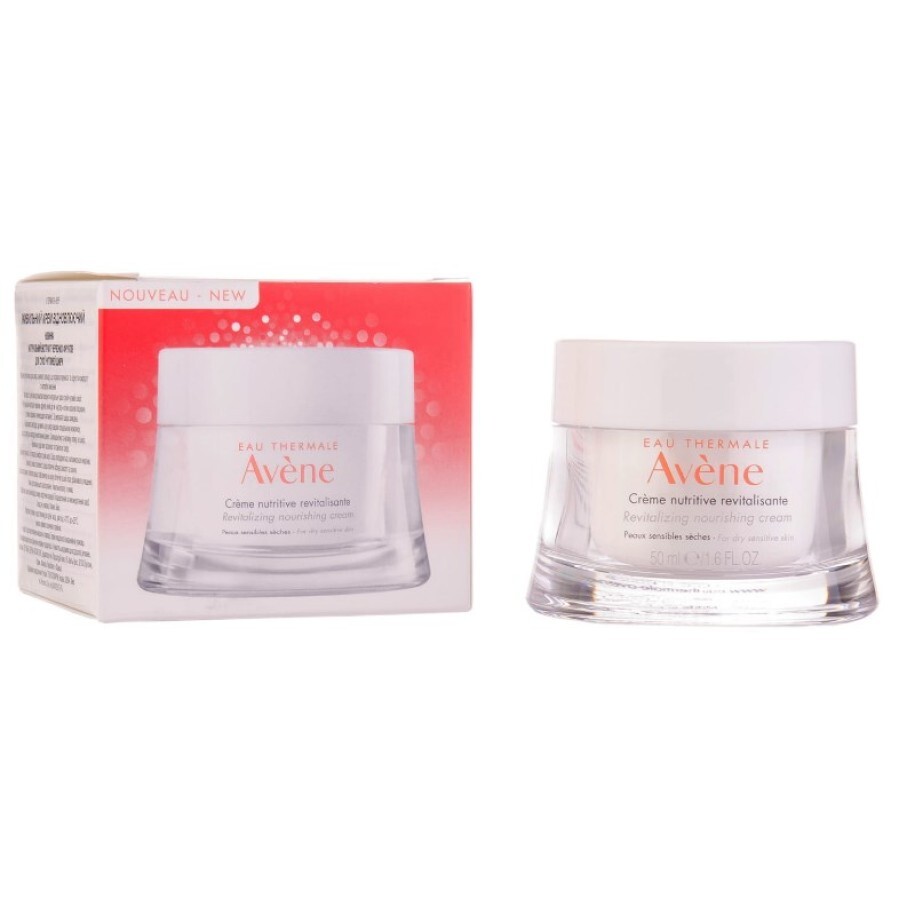 Крем для обличчя Avene Eau Thermale Revitalizing Nourishing Cream відновлюючий живильний для сухої чутливої шкіри, 50 мл: ціни та характеристики