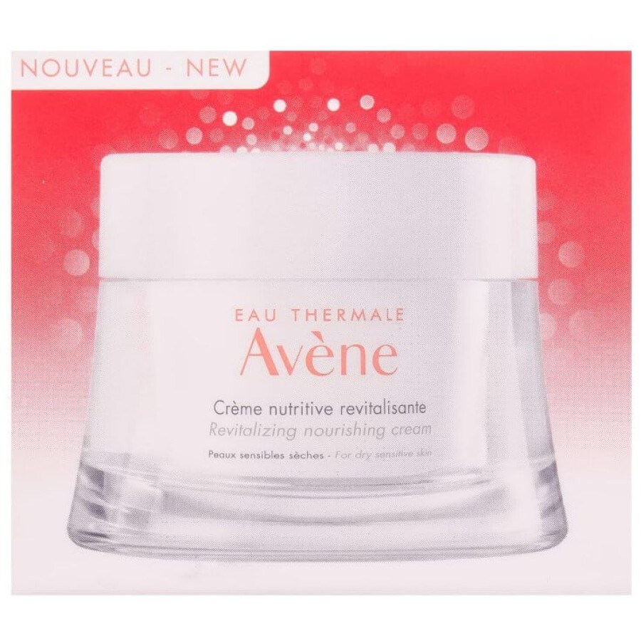 Крем для обличчя Avene Eau Thermale Revitalizing Nourishing Cream відновлюючий живильний для сухої чутливої шкіри, 50 мл: ціни та характеристики