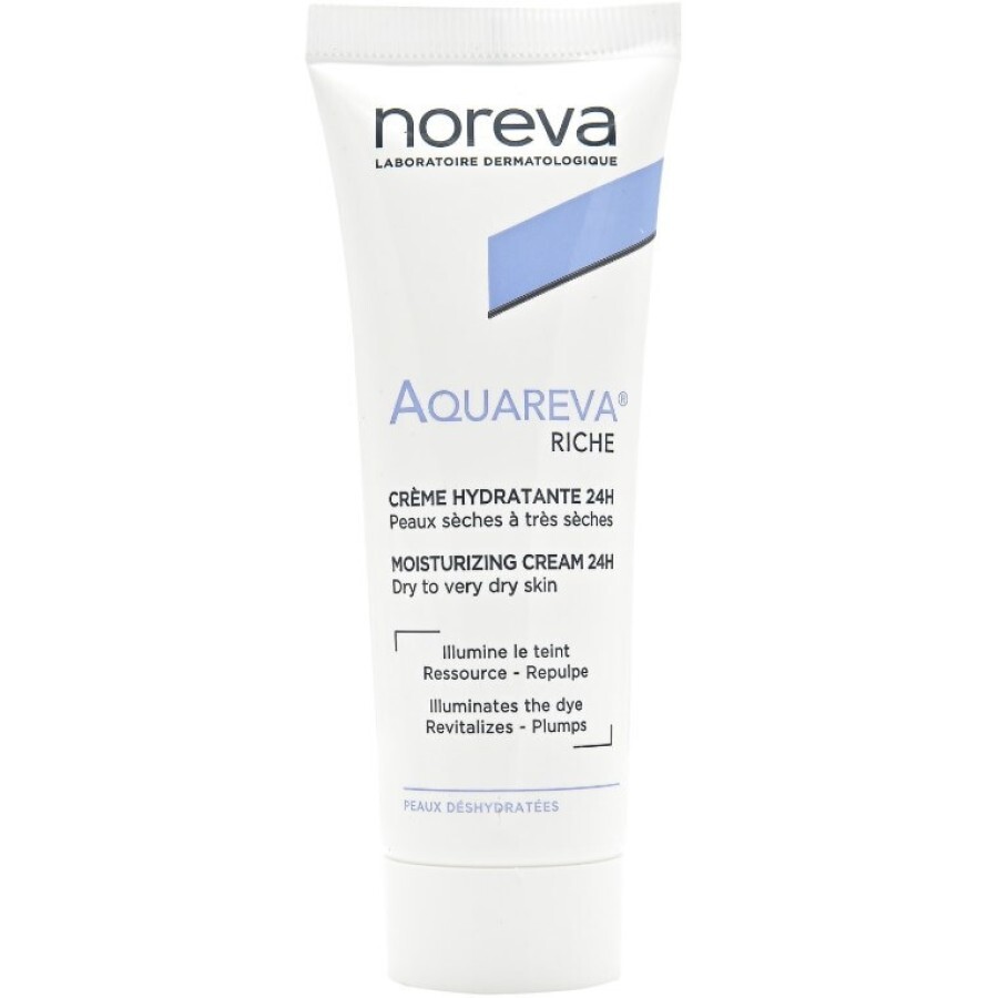 Крем для обличчя  Noreva Aquareva 24h зволожуючий, насичений, 40 мл: ціни та характеристики