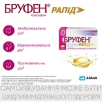 Бруфен Рапид капс. мягкие 400 мг блистер №10: цены и характеристики