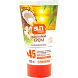 Водостойкий крем SUN day SPF-45 для безопасного загара 150 мл