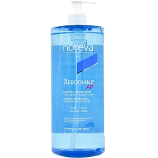Мягкий очищающий гель Noreva Xerodiane AP+ для лица и тела, 1000 мл