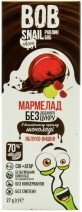 Мармелад фруктовый Bob Snail Улитка Боб Яблоко-вишня в бельгийском черном шоколаде, 27 г