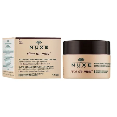 Бальзам Nuxe Reve de Miel Ultra Comforting Face Balm для сухої шкіри обличчя, 50 мл: ціни та характеристики