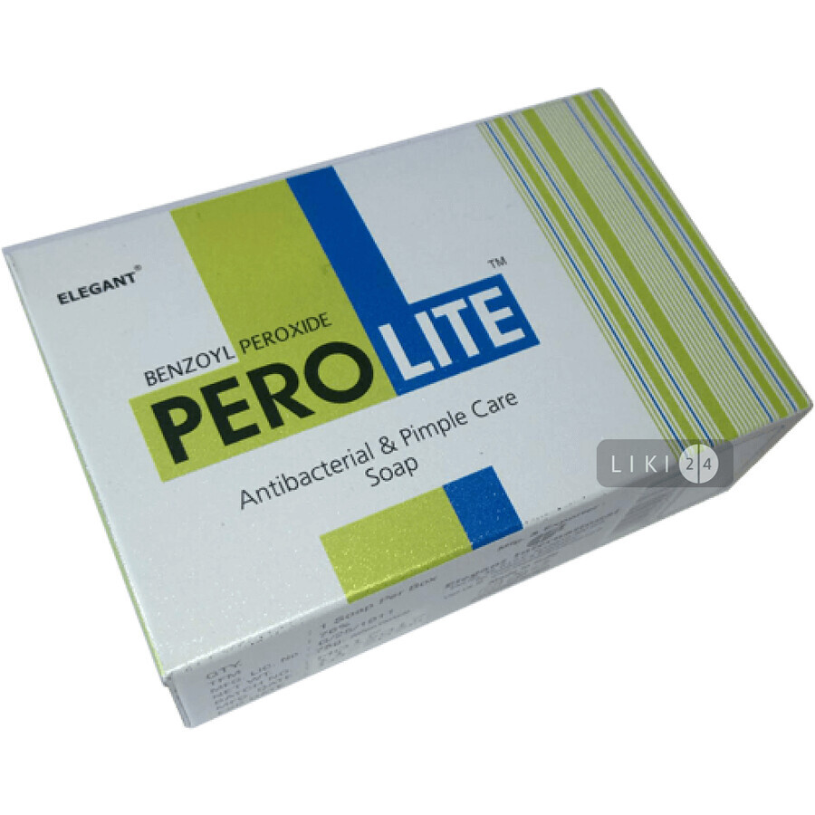 Антибактеріальне мило Perolite, 75 г: ціни та характеристики