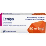 Эспиро 50 мг таблетки, №30: цены и характеристики
