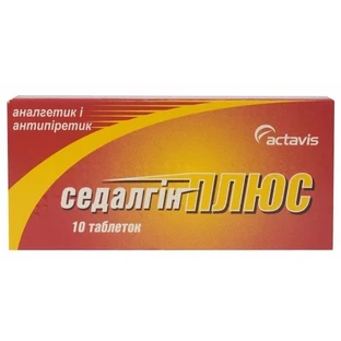Седалгин плюс табл. блистер №10