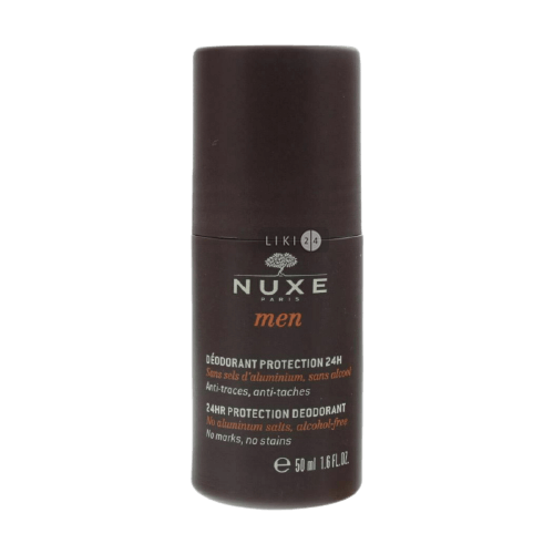 

Кульковий дезодорант Nuxe Men 24hr Protection Deodorant 50 мл, кульковий