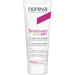 Крем для лица Noreva Sensidiane AR+ CC SPF 30 для чувствительной кожи с признаками розацеа и купероза, 40 мл