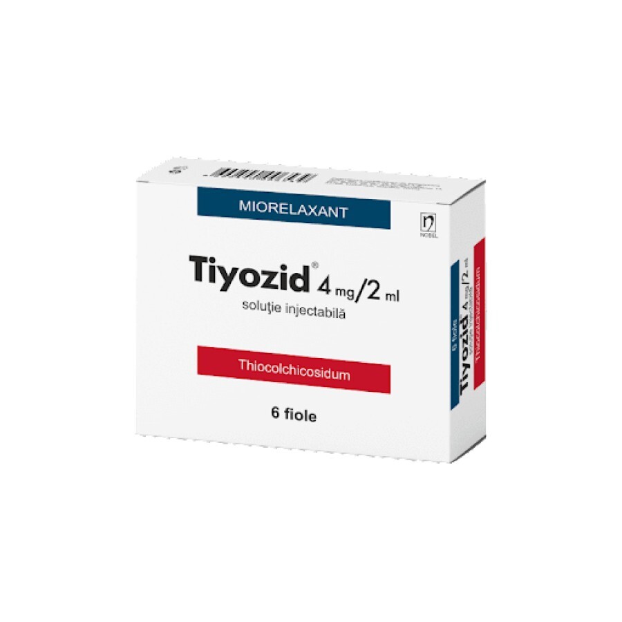 Тійозид р-н д/ін. 4 мг/2 мл амп. 2 мл №6: ціни та характеристики