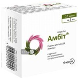 Амбит р-р д/инф. 30 мг/мл амп. 1 мл, в блистере в пачке №10