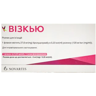 Візкью р-н д/ін. 120 мг/мл фл. 23 мл
