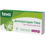 Дезлоратадин-Тева табл. в/плівк. обол. 5 мг №10: ціни та характеристики