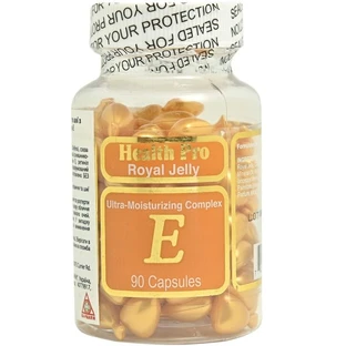 Комплекс HealthPro Royal Jelly зволоження для обличчя та шиї з маточним молочком і вітаміном Е капсули №90