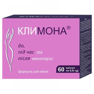 Клімона капсули 400 мг, №60
