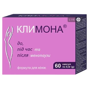 Клімона капсули 400 мг, №60