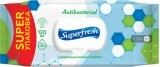 Влажные салфетки Superfresh Antibacterial с клапаном 120 шт