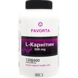 L-карнітин Favorta 600 мг капсули, №120