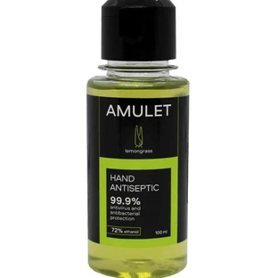 Антисептик для рук Amulet Lemongras, 100 мл