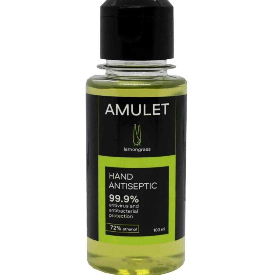 Антисептик для рук Amulet Lemongras, 100 мл: цены и характеристики