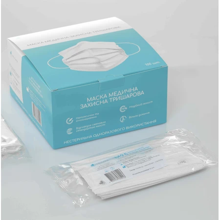 Медицинские маски Abifarm M95 3-х слойные, 100 шт: цены и характеристики