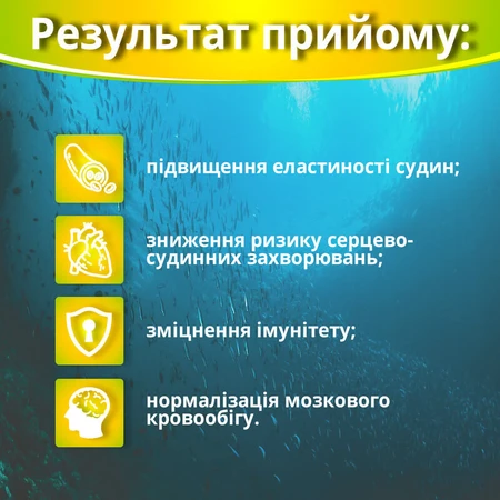 Омега 3 (Omega 3) Платинум капсули №60 для серця та судин: ціни та характеристики