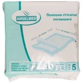 Пелюшки гігієнічні вбираючі Angelmed (АнгелМед) розмір 60см x 60см 5 шт 