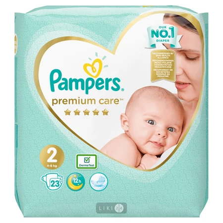 Підгузки Pampers Premium Care 2 4-8 кг 23 шт: ціни та характеристики
