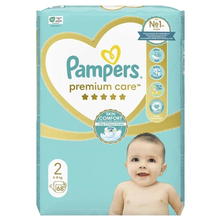 Підгузки Pampers Premium Care 2 4-8 кг 68 шт: ціни та характеристики