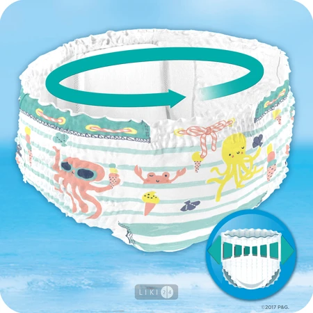 Трусики для плавания Pampers Splashers Размер 5-6 (14+ кг) 10 шт: цены и характеристики